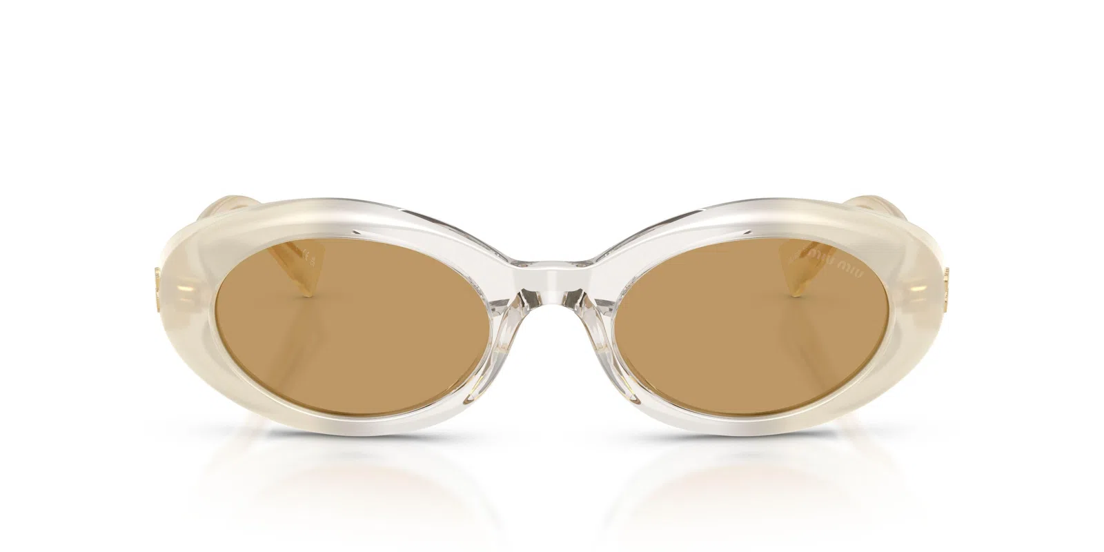 Miu B09S Sunglasses - Opal Milk/grey/opal Milk - view 6
